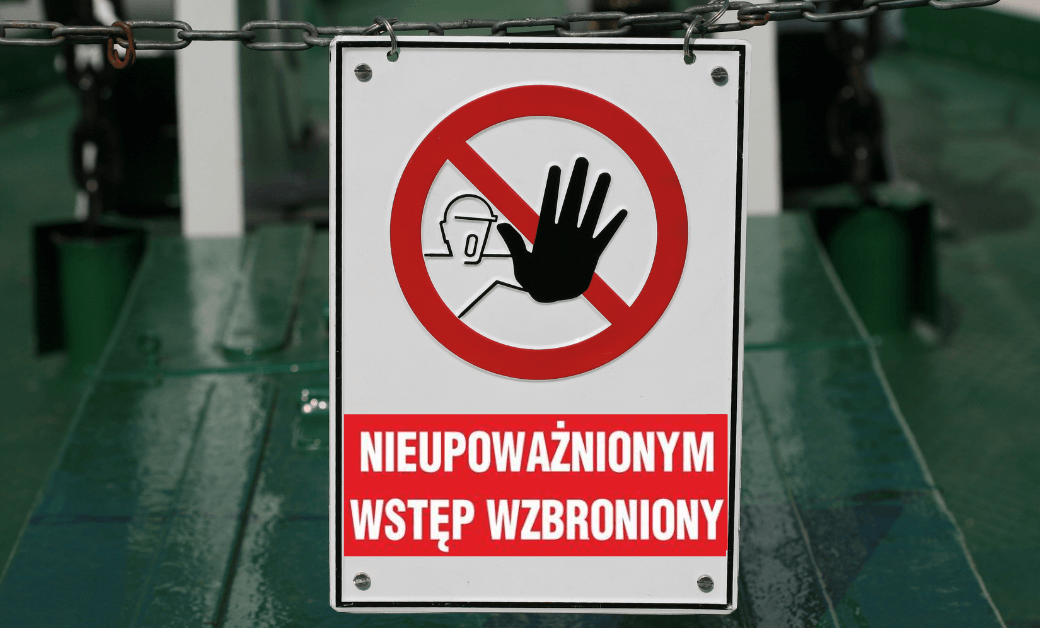 nieupowaznionym wstep wzbroniony